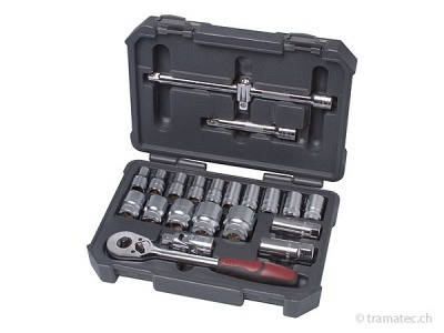 KRAFTWERK 22-t. Steckschlüsselkoffer 1/2' KWJ