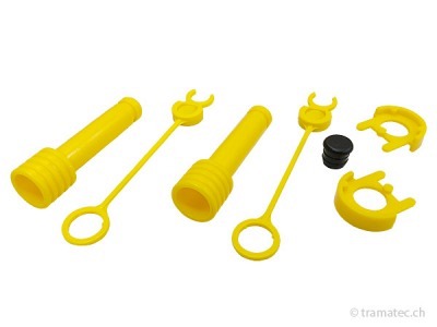 Rolly Toys Ersatzteil Bolzen-Set für Kombilader rapsgelb