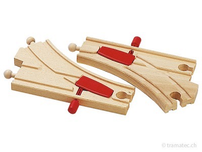 BRIO Mechanisch.Weichenpaar