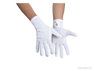 Fasnacht Handschuhe weiss
