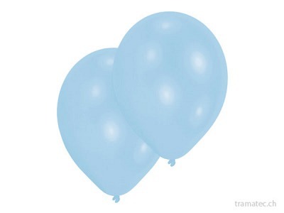 Amscan/Riethmüller 10 Ballone 27.5cm hellblau