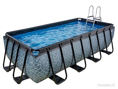 EXIT Schwimmbad 400 x 200 x 100 cm (Stein)