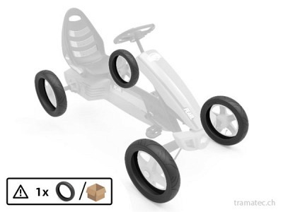BERG Gokart Ersatzteil Reifen 12x2.5-9 Slick für Rally