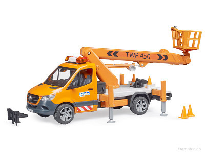 Bruder MB Sprinter Arbeitsbühne mit Li..