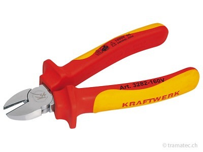 KRAFTWERK ergokraft VDE-Seitenschneider 160 mm