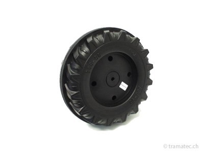 Rolly Toys Ersatzteil Vorderrad mit Laufreifen 308 x 98 x 10L