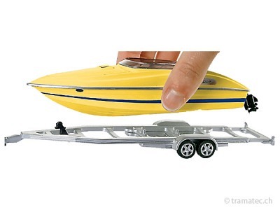 SIKU 2543 PKW mit Motorboot