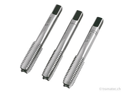 KRAFTWERK Handgewindebohrer-Set 3-tlg. HSS-G