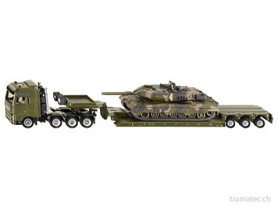 SIKU 1872 Schwertransport mit Panzer