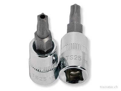 KRAFTWERK 1/4" Bit-Steckschlüssel-Einsatz 5-Stern-Loch TS