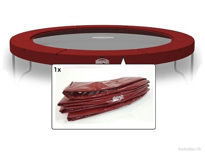 BERG Trampolin Ersatzteil Schutzrand Elite 430, rot