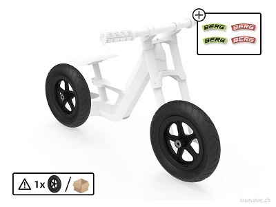 BERG Gokart Ersatzteil Rad 10" - Black EVA+