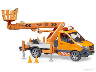 Bruder MB Sprinter Arbeitsbühne mit Li..