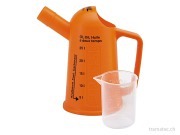 STIHL Messbecher gross, orange für 25 Ltr. Mischung